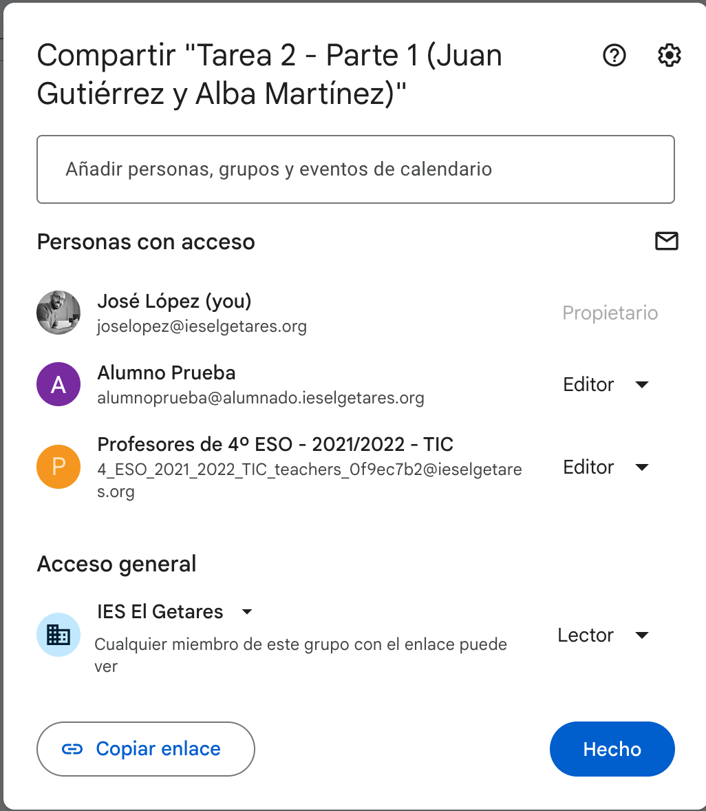 Compartir un Archivo
